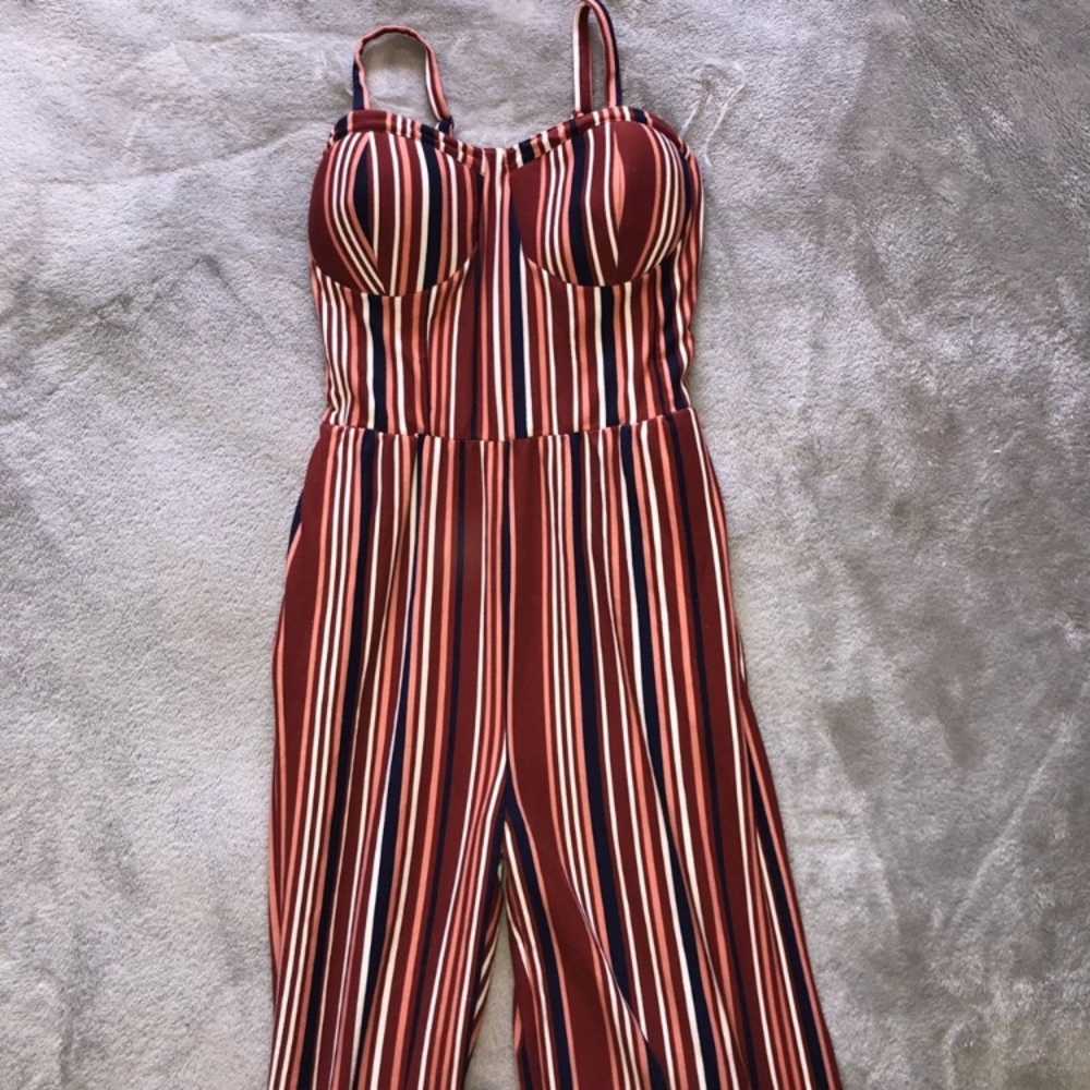 Colorful Stripped Jumpsuit